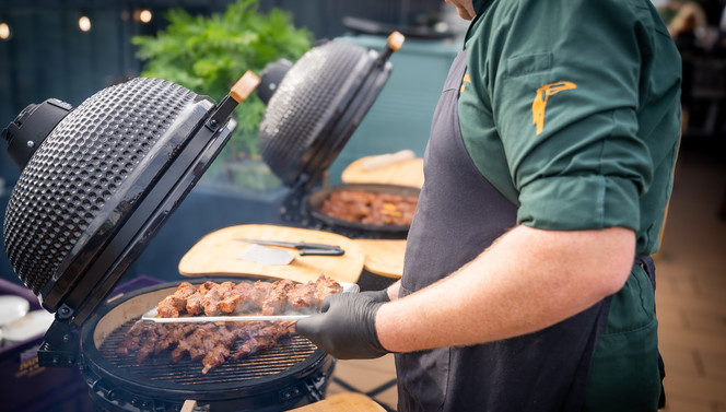 Rooftop BBQ arrangement